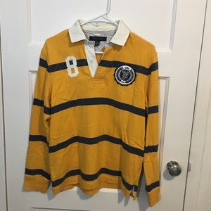 Tommy Hilfiger Yellow Rugby Sweater 8